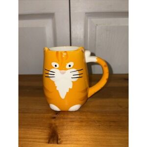 TAG 3D Orange Kitty Cat Coffee Mug 16oz Tea Coffee Beverage Cup